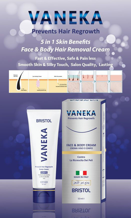 Vaneka Cream (Facial Hair Growth Inhibitor.)made in Italy50gm | Shop MetLife