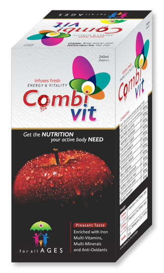 Picture of Combi -Vit (multi vitamin with Iron organic syrup ) 240 ml