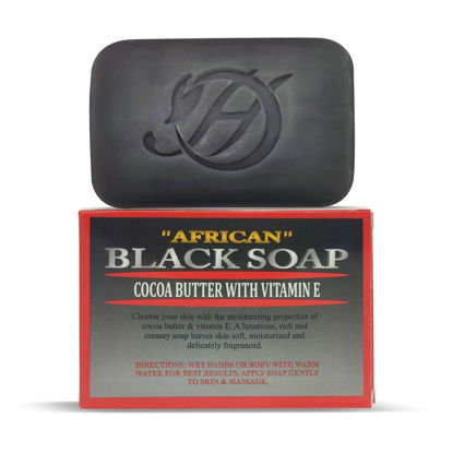 Picture of African Black Soap with Cocoa Butter