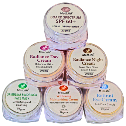 Picture of pack of 6 creams (travel pack)