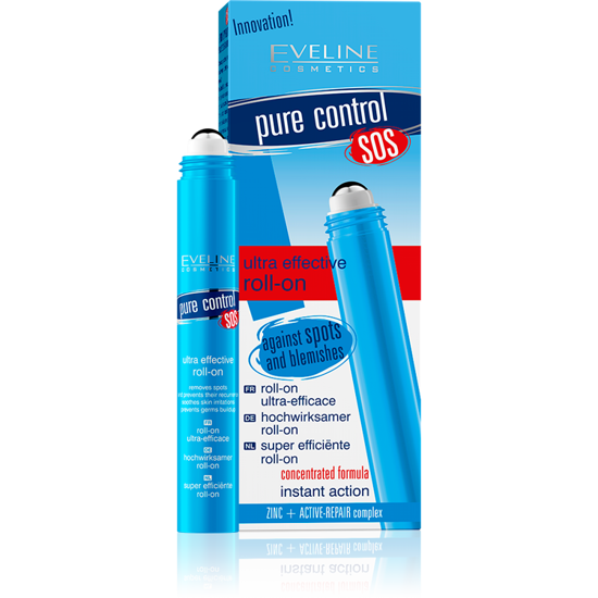Picture of Eveline Pure Control SOS Ultra-Effective Roll-On, Against Spots & Blemishes