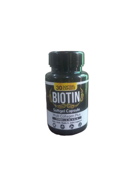 Picture of Biotin 30 softgel (for skin ,hair ,nail )
