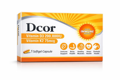 Picture of Vitamin D-3 with K2 ( D-Core (200000 -iu )3 packs full course